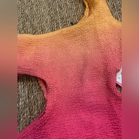 BOUND BY BOND-EYE The Milan Cutout One-Piece Swimsuit in Sunset One Size - Picture 6 of 10